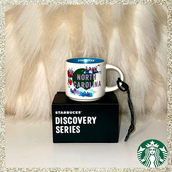 ⭐ Starbucks "Discovery Series" North Carolina Mini 2oz Ornament/Mug NWT/NIB - Picture 1 of 5